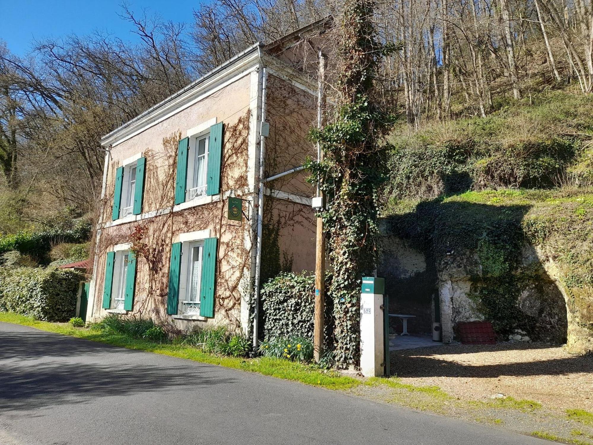 Maison Troglodytique Avec Wifi, Barbecue Et Cheminee - Fr-1-410-156 Aubigné-Racan المظهر الخارجي الصورة